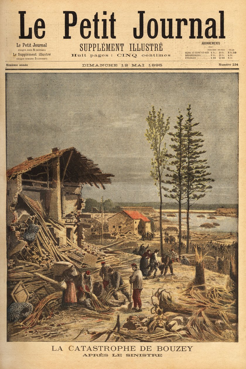 Katastrofa Bouzey autorstwa Unknown artist
