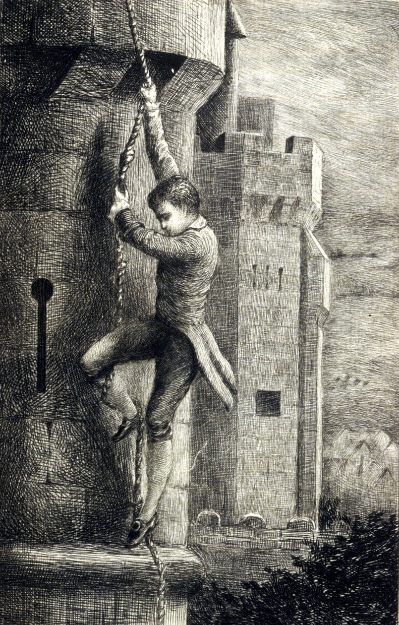 Kartuzyjski Parma Stendhal. Grawerowanie z XIX wieku. autorstwa Unknown artist
