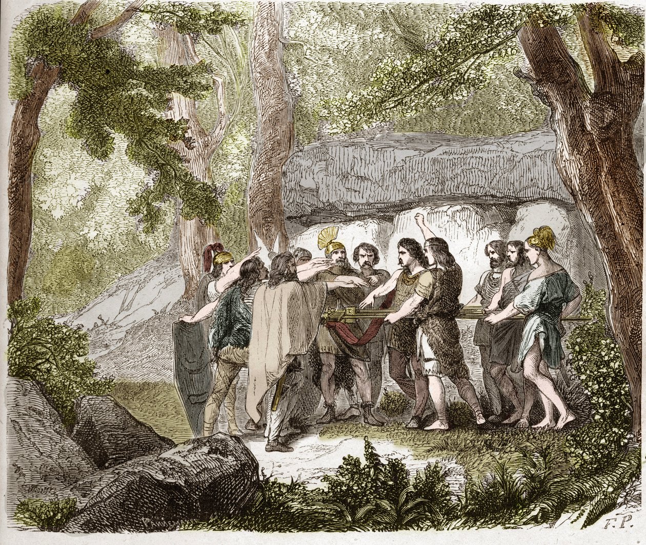 Gal i Galowie: Przysięga Galów. autorstwa Unknown artist