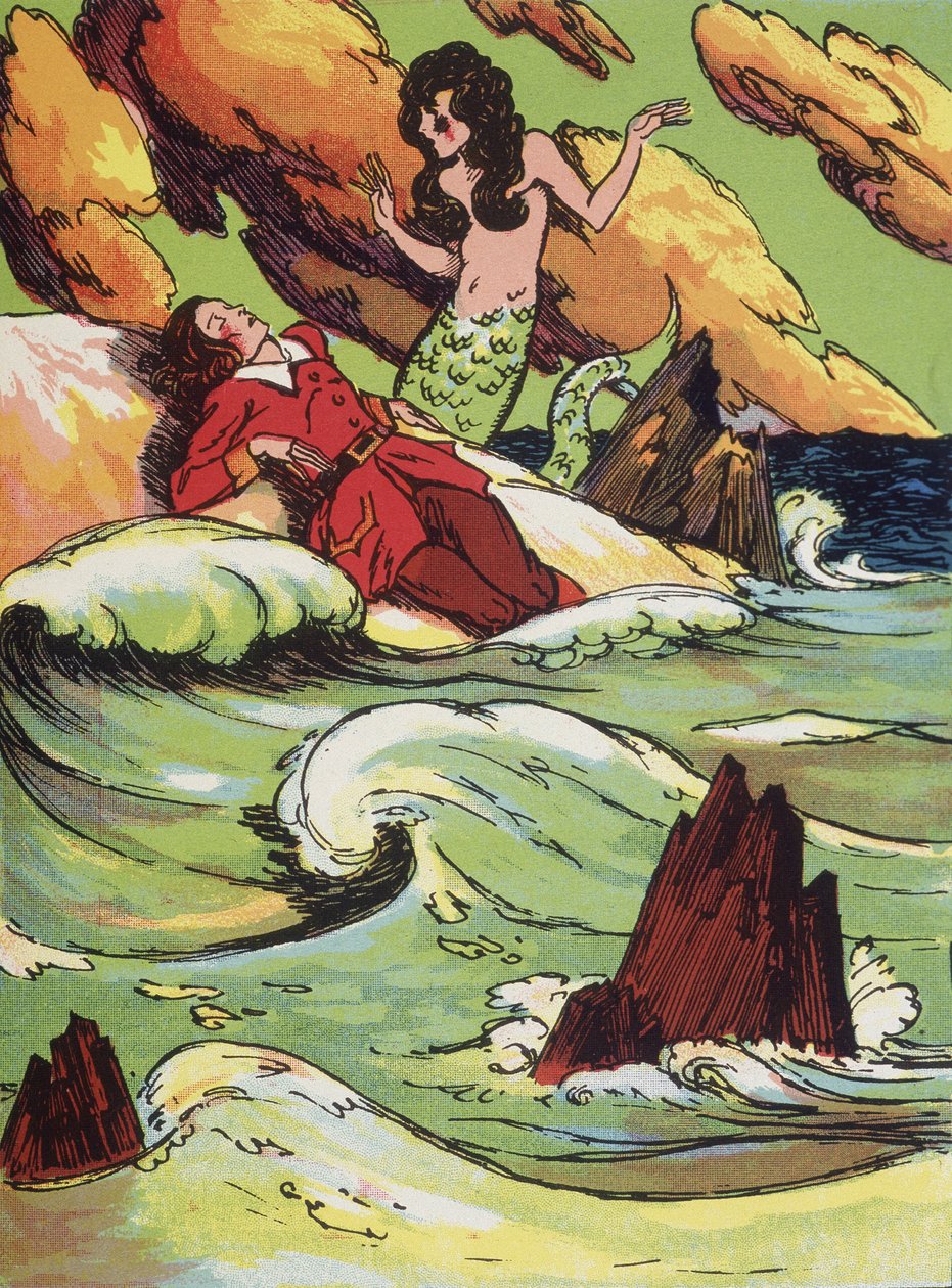 Mała Syrenka Andersena autorstwa Unknown artist