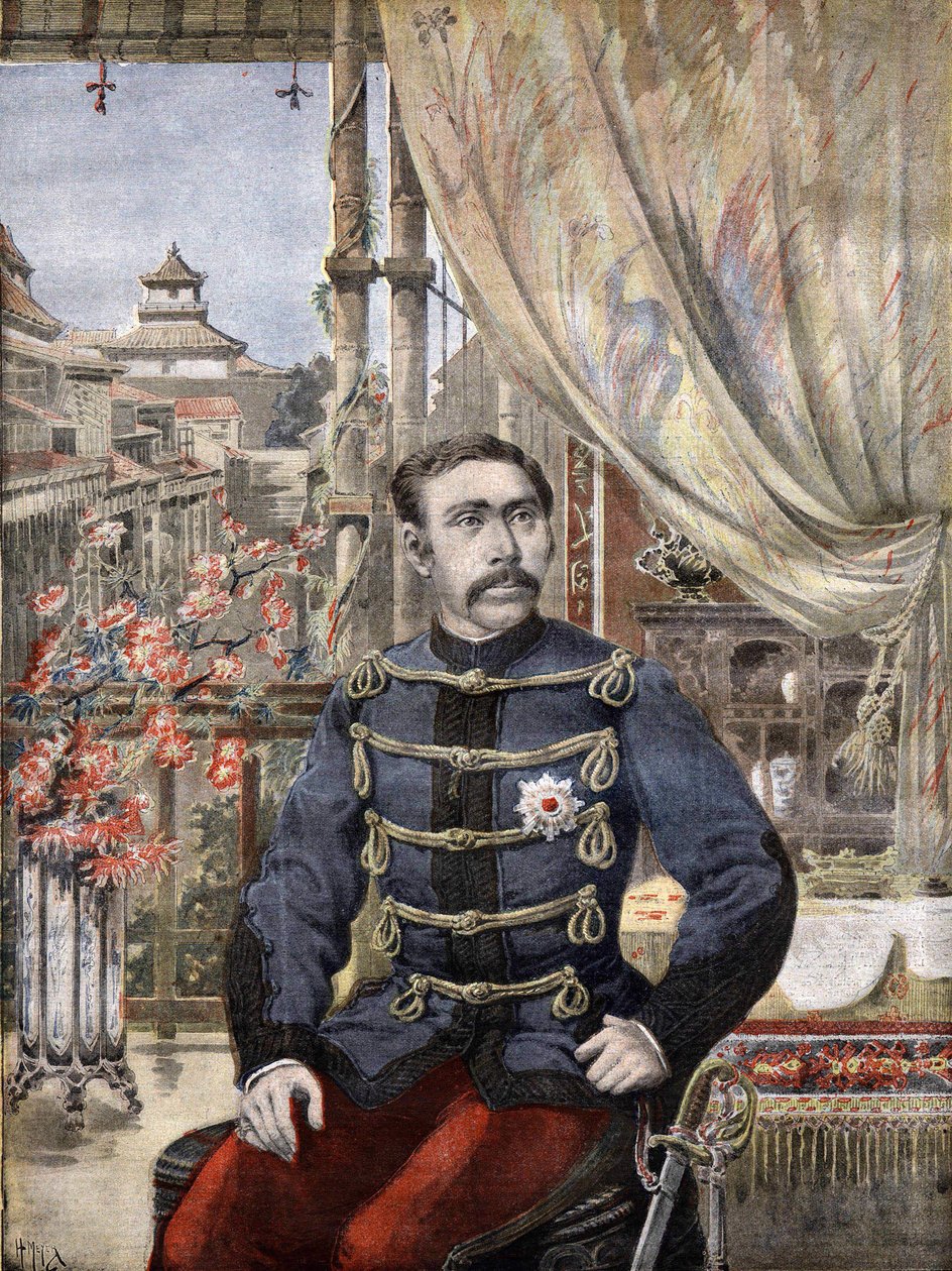 The Marechal Aritomo Yamagata (1838-1922) in 1896 autorstwa Unknown artist