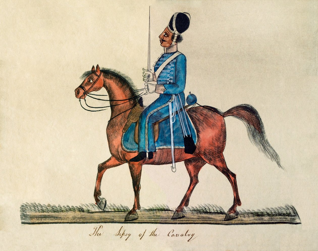 „Sepoj kawalerii” autorstwa Unknown artist