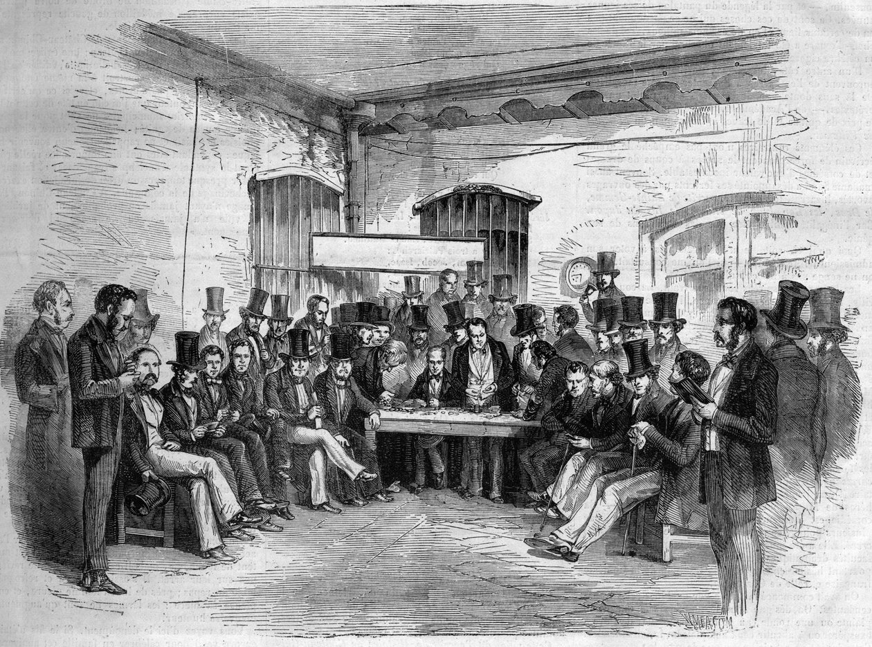 Giełda - Buenos Aires, Argentyna 1868 autorstwa Unknown artist