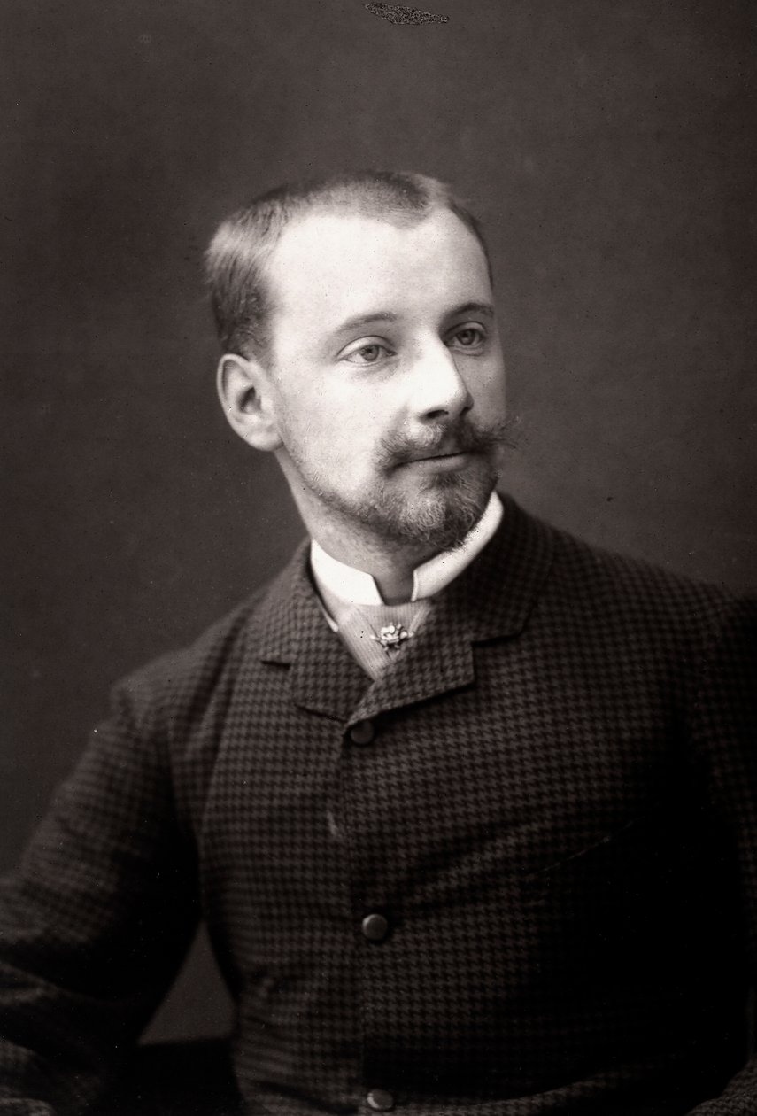 Artysta Albert Maignan sfotografowany z okazji Salonu Paryskiego w 1881 r. autorstwa Unknown