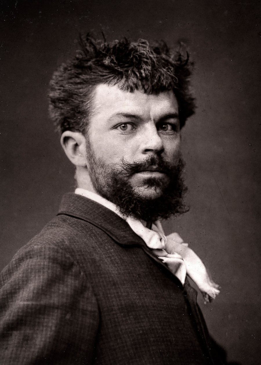 Artysta Georges Haquette sportretowany z okazji Salonu Paryskiego w 1883 r. autorstwa Unknown