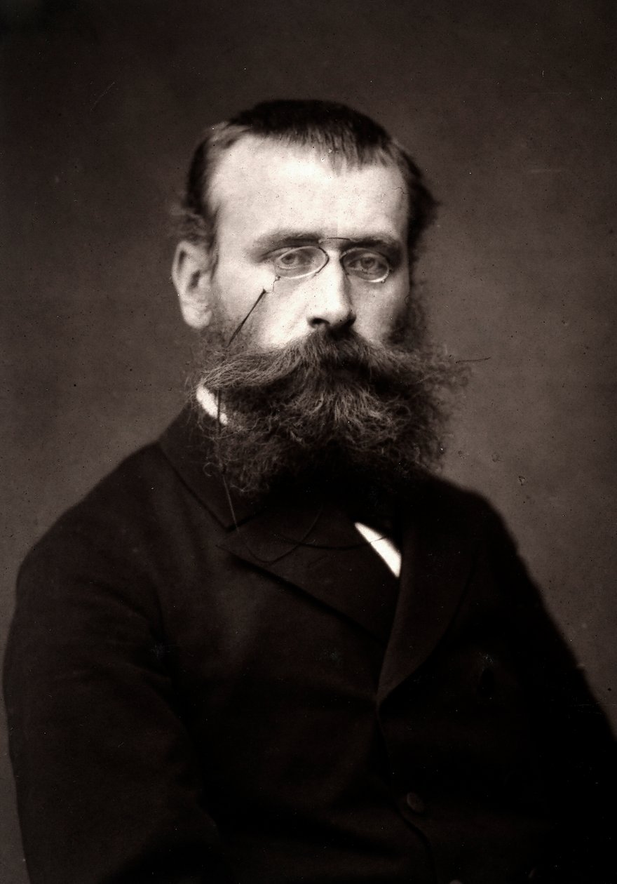 Artysta Georges Laugée sfotografowany z okazji Salonu Paryskiego w 1881 r. autorstwa Unknown
