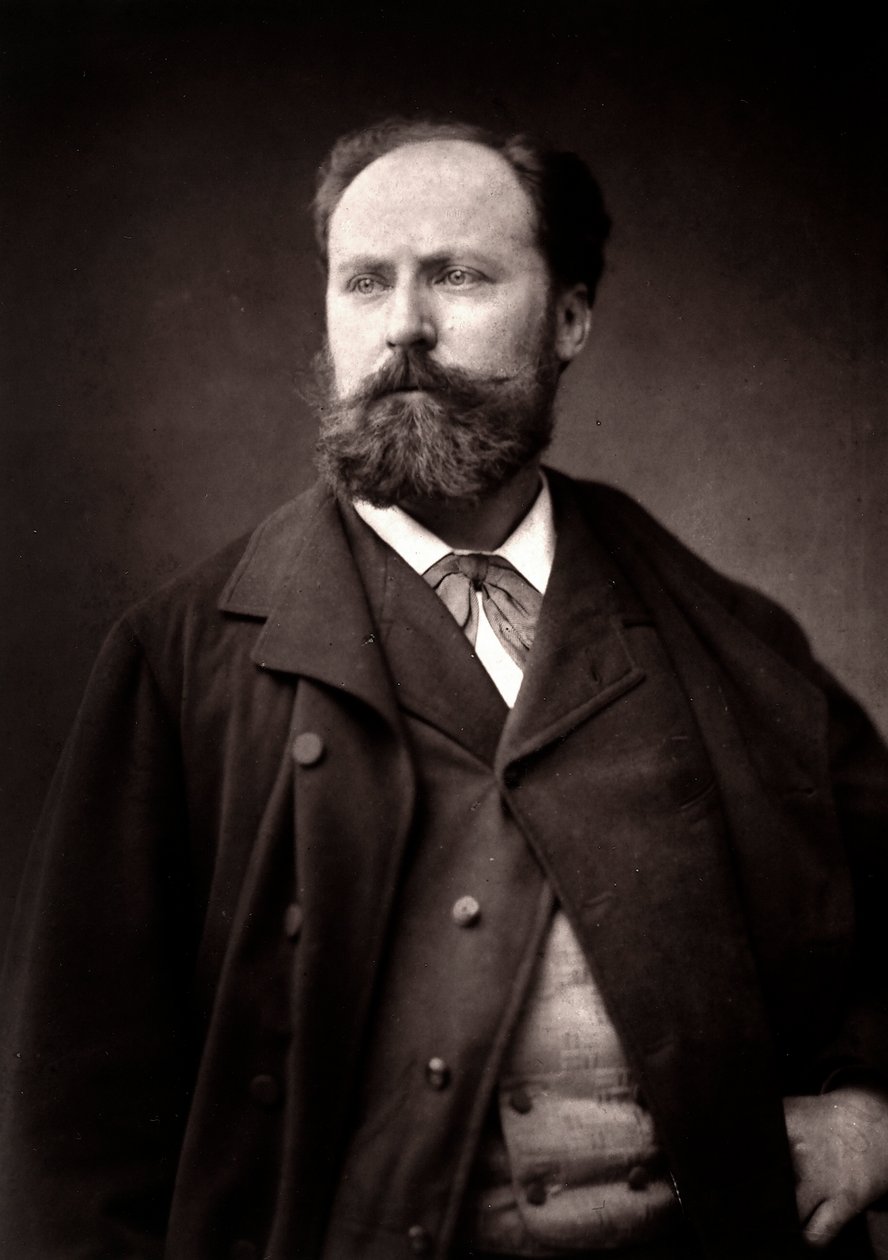 Artysta Henri-Paul Motto sfotografowany z okazji Salonu Paryskiego w 1881 r. autorstwa Unknown