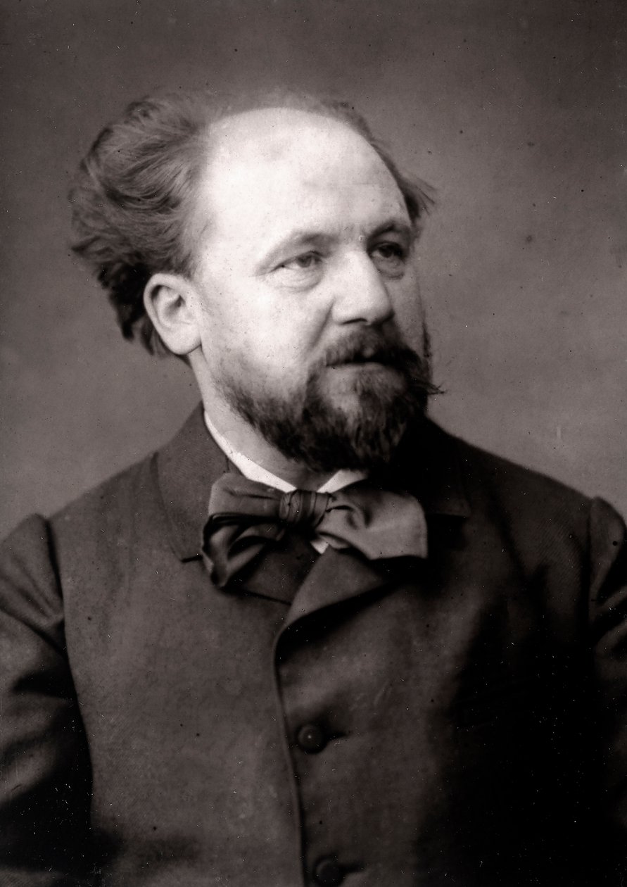 Artysta Jean-Joseph Weerts sportretowany z okazji Salonu Paryskiego w 1883 r. autorstwa Unknown