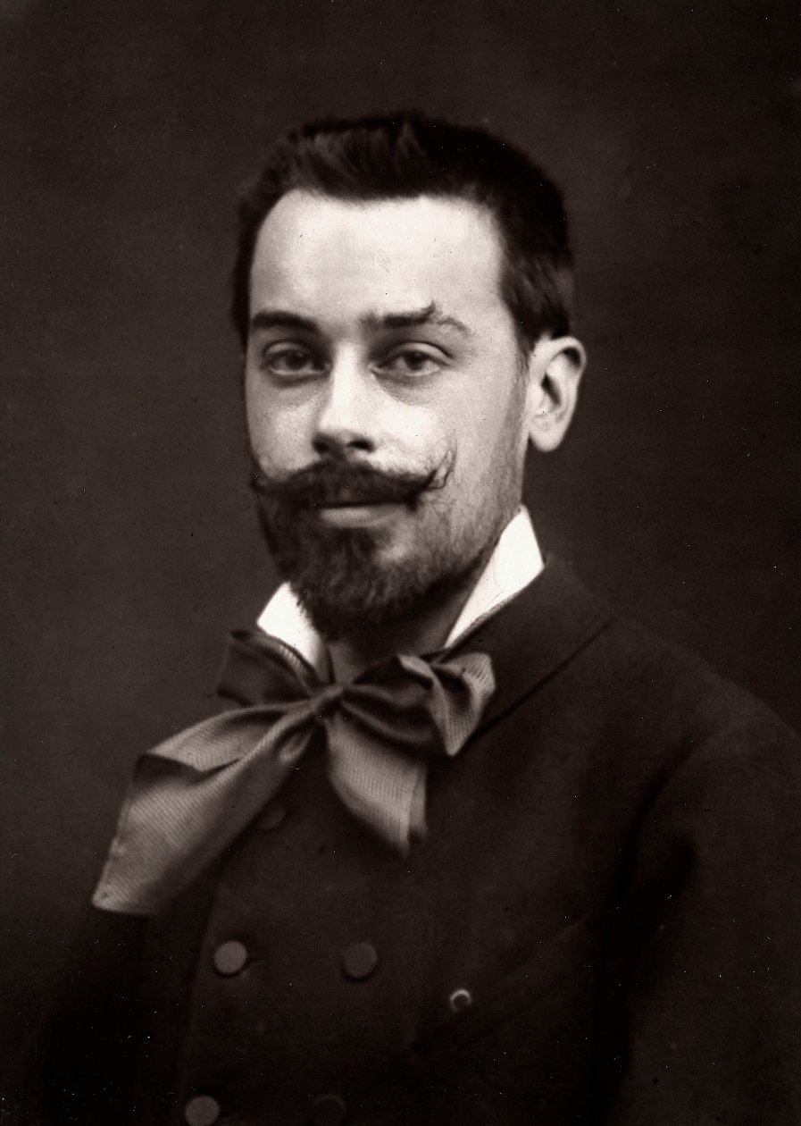 Artysta Jean Geoffroy sportretowany z okazji Salonu Paryskiego w 1883 r. autorstwa Unknown