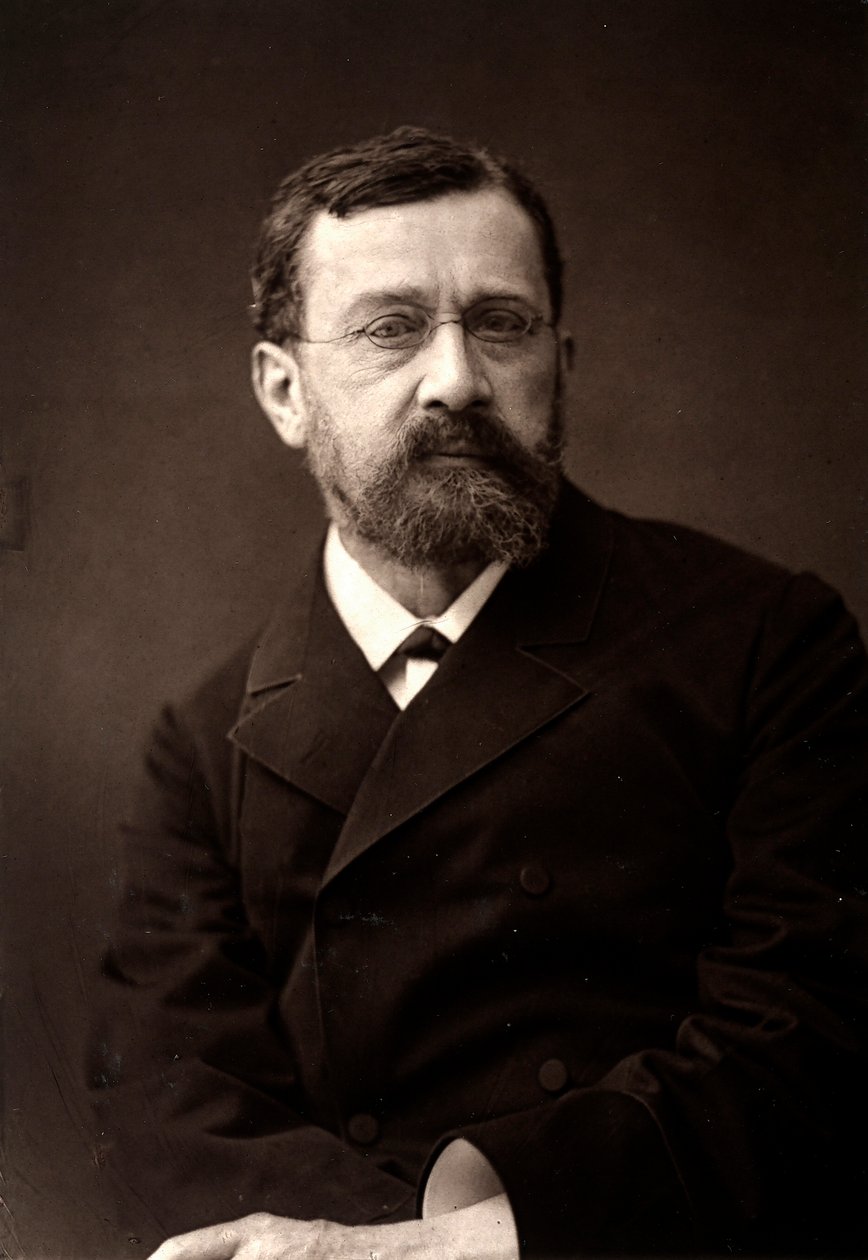 Artysta Leon Barillot sfotografowany z okazji Salonu Paryskiego w 1881 r. autorstwa Unknown