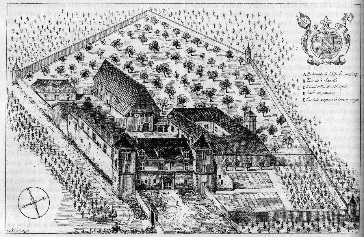 Budynki Clos de Vougeot (Cote d
