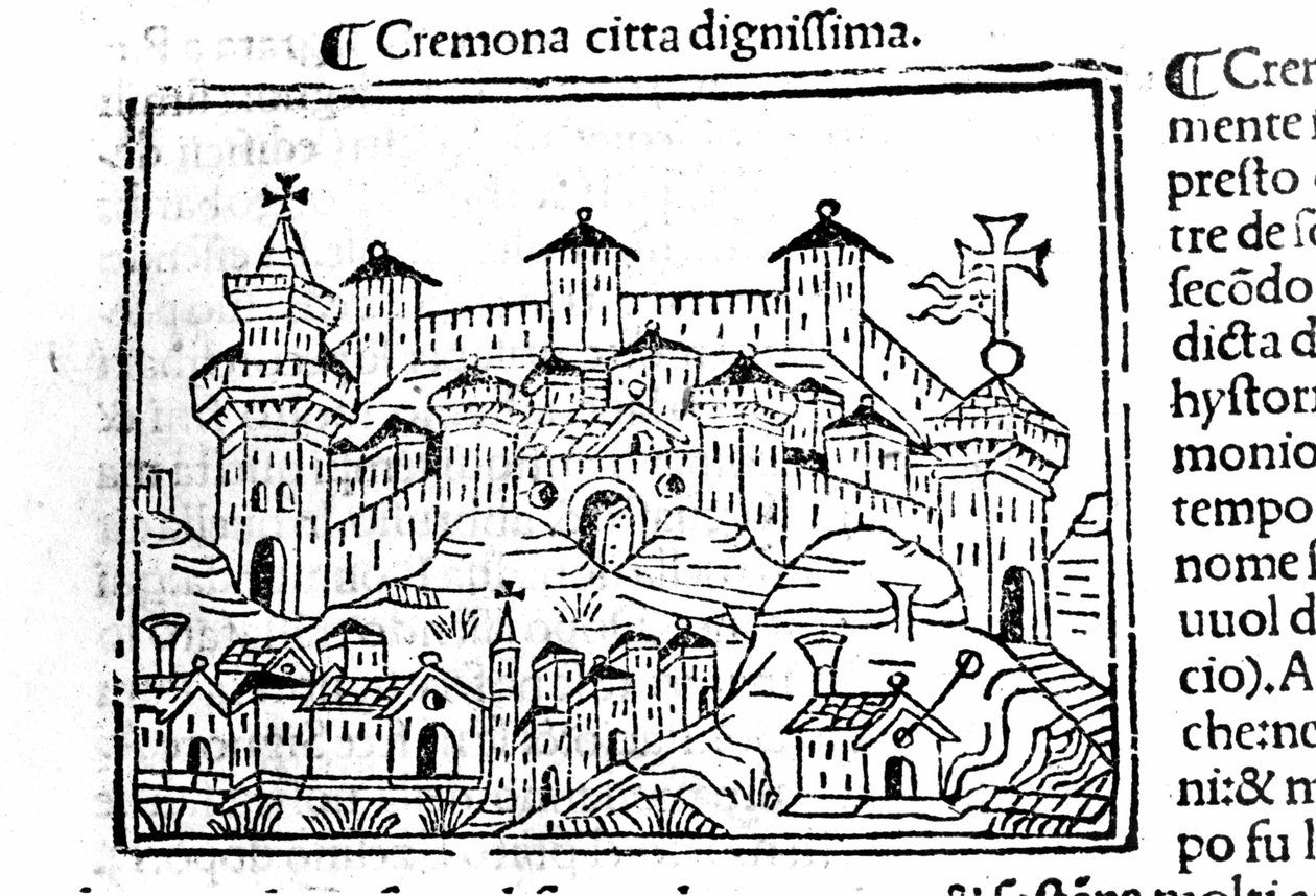 Miasto Cremona po Jacopo Foresti autorstwa Unknown artist