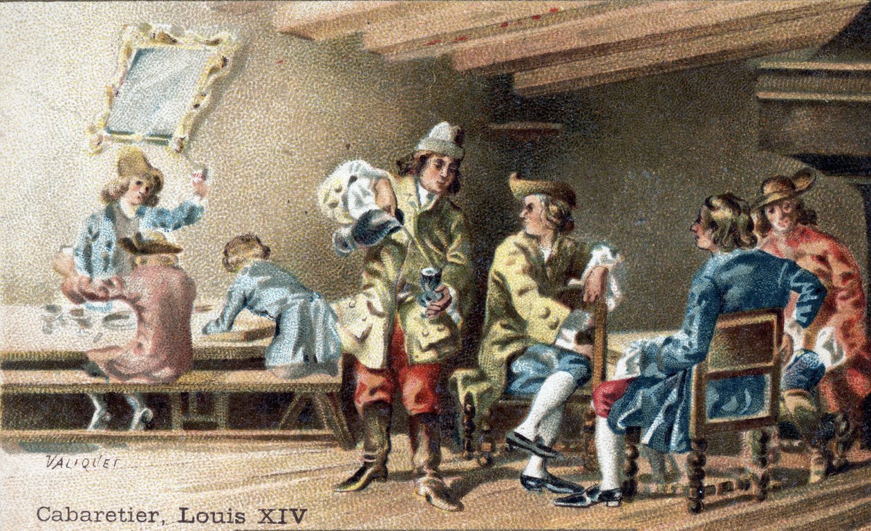 Rzemiosło kabaretowe na początku XVIII wieku. autorstwa Unknown artist