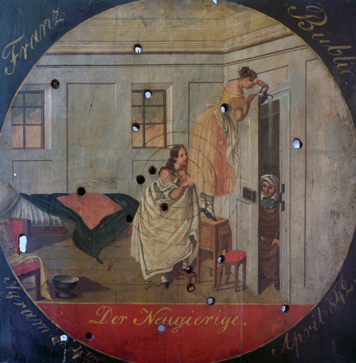 Ciekawski (namalowany cel) autorstwa Unknown artist
