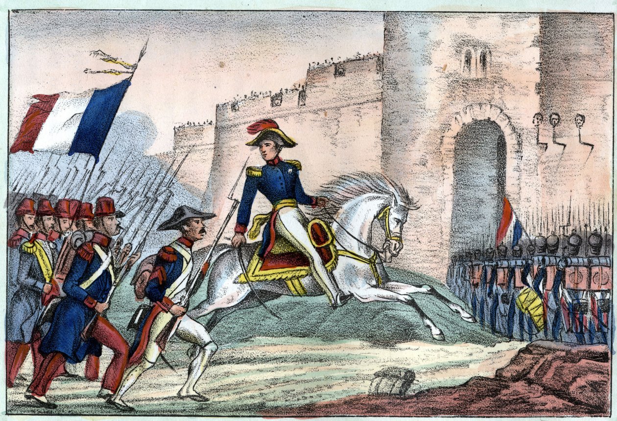 Wkroczenie armii francuskiej do Algieru 5 lipca autorstwa Unknown artist