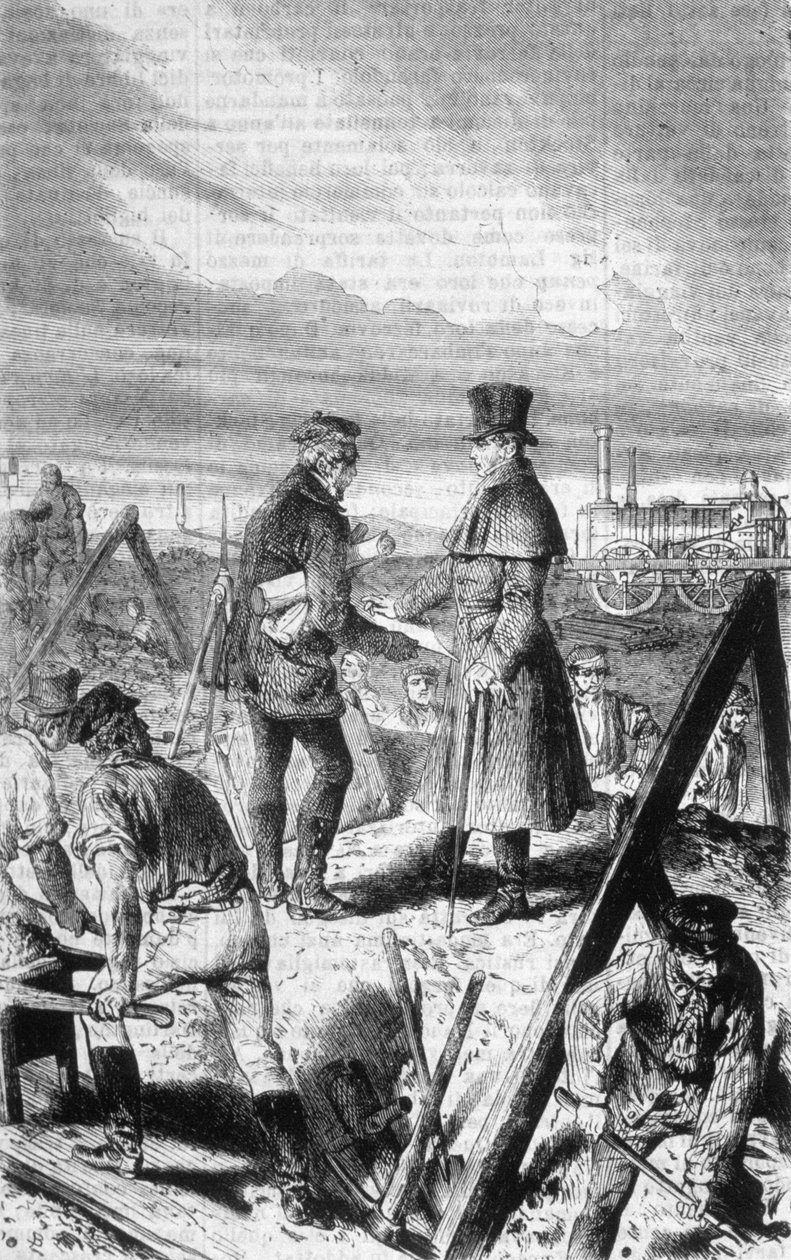 Pierwsza lokomotywa parowa zbudowana przez brytyjskiego inżyniera George