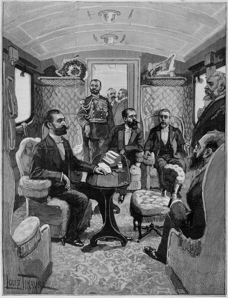 Podróż prezydenta Carnota w 1890 roku. autorstwa Unknown artist