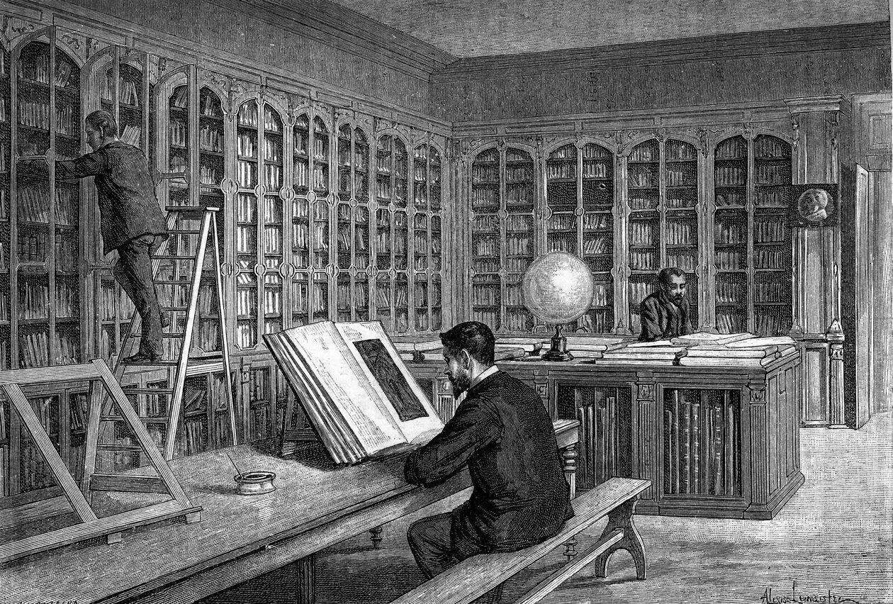 Biblioteka Ecole Normale Superieure przy rue d