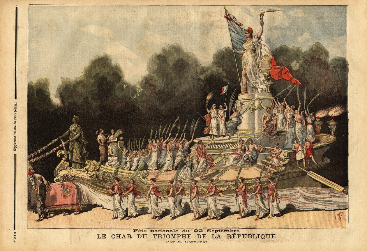 Czołg triumfalny republiki autorstwa Unknown artist