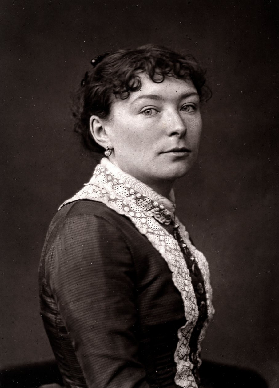 Kobieta, którą artystka Virginie-Elodie Demont-Breton sportretowała z okazji Salonu Paryskiego w 1883 r. autorstwa Unknown