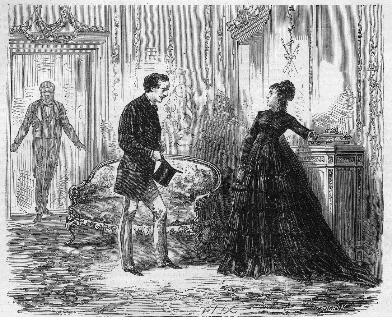 Theatre francais (Theatre-Francais) 25 stycznia autorstwa Unknown artist