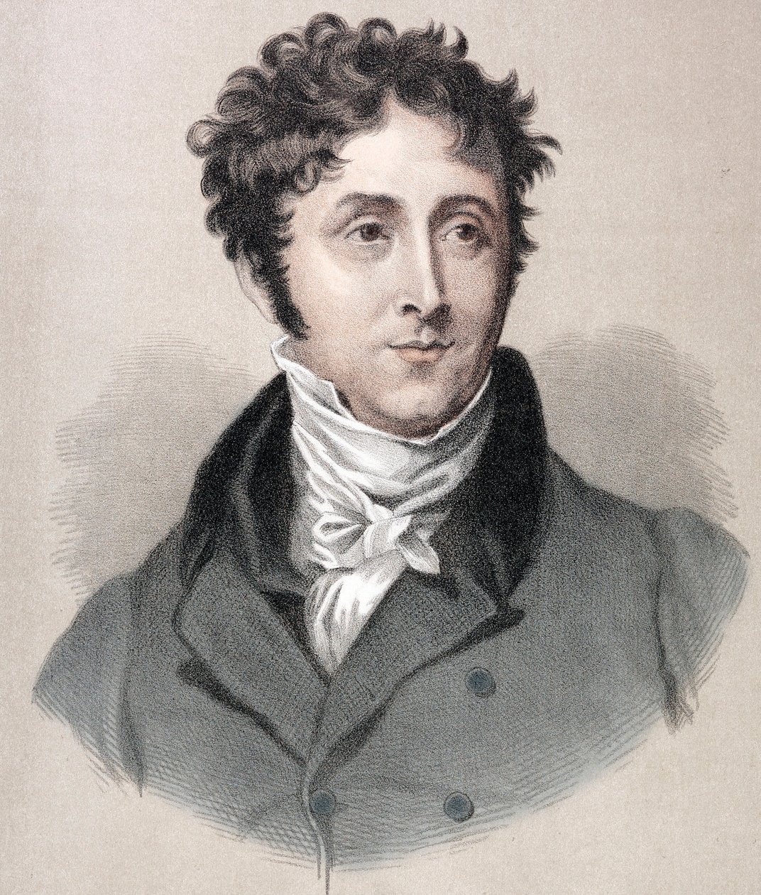 Thomas Campbell (1777-1844), szkocki poeta autorstwa Unknown artist