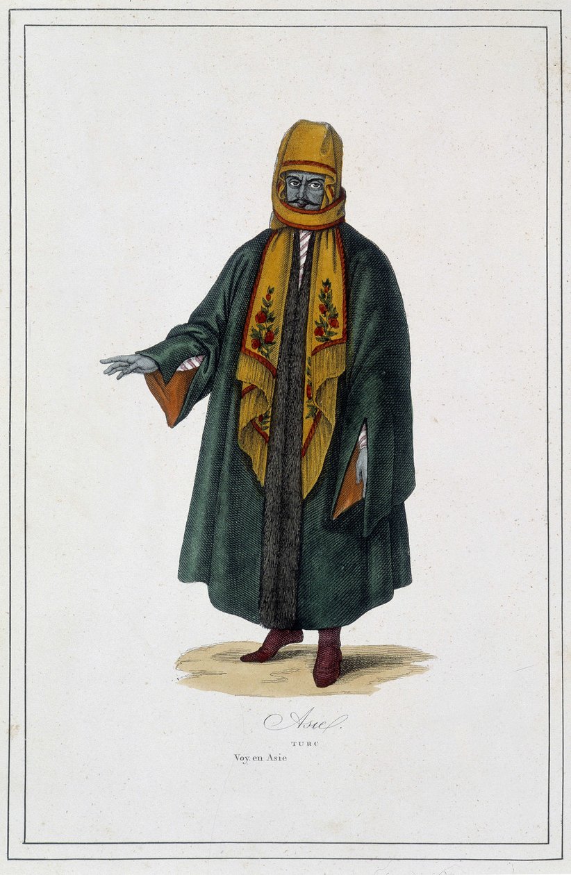 Turecki - w „Ludzie ziemi” autorstwa Abbé Paula Jonhanneaud, Librairie des Bons livres autorstwa Unknown artist