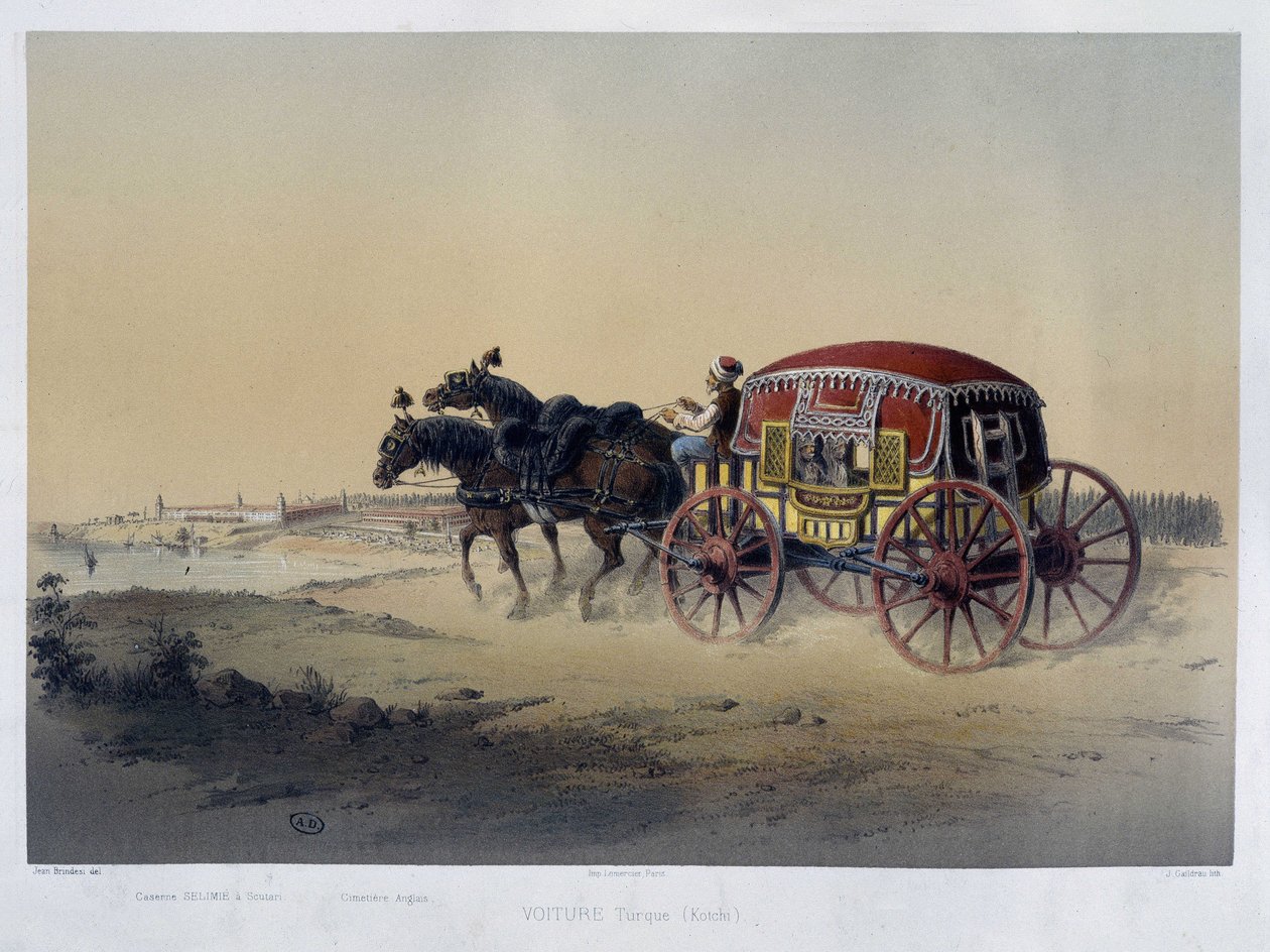 Powóz turecki - XIX w., AD autorstwa Unknown artist