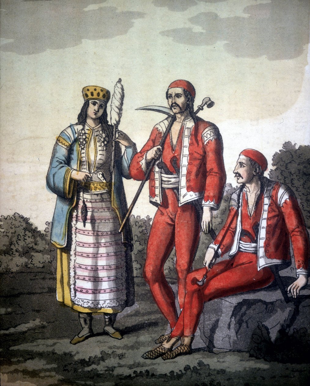 Piraci Ushcocci mieszkający w Dalmacji. autorstwa Unknown artist