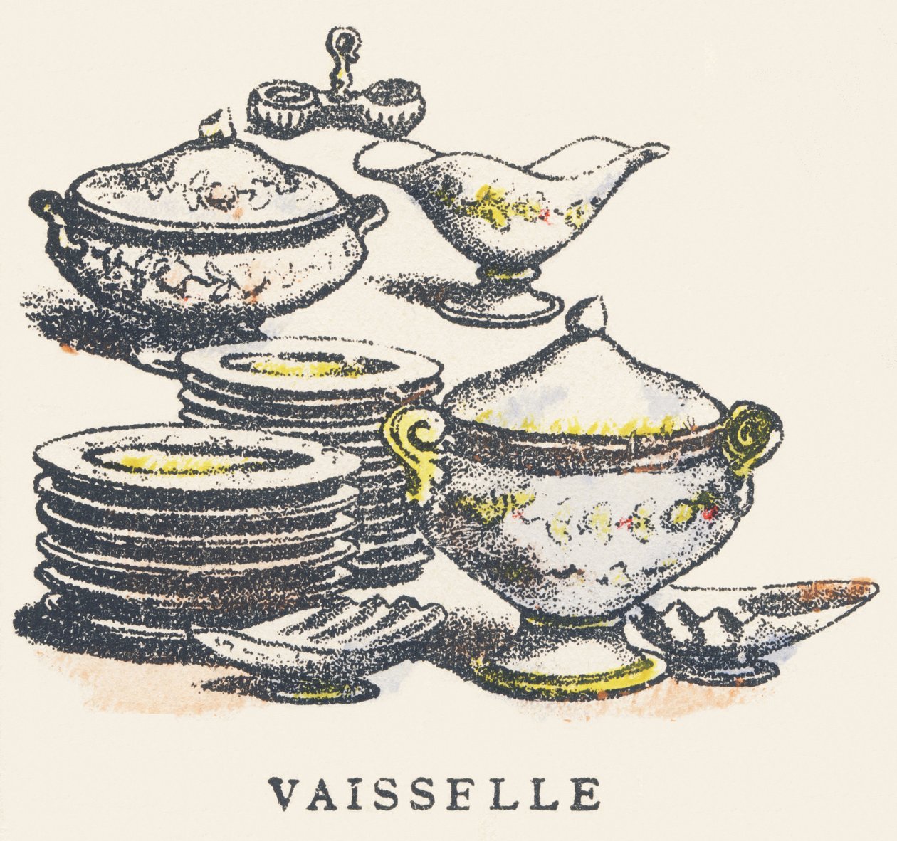 V: naczynia autorstwa Unknown artist