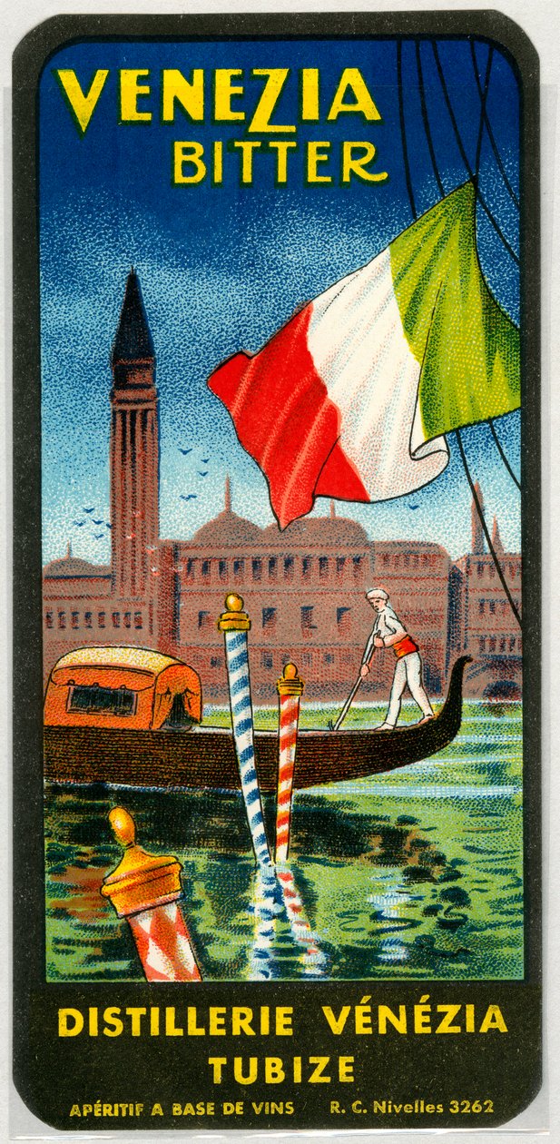 Reklama gorzkiego alkoholu Venezia (Chromolitografia, koniec XIX wieku) autorstwa Unknown artist