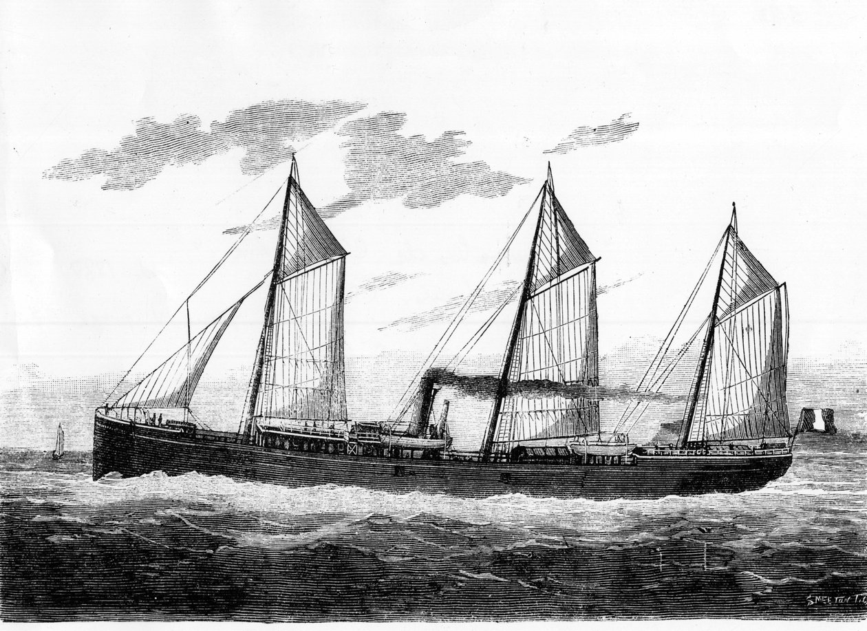 Naczynie „Chłodnictwo”” na żywność w puszkach – w „Cuda przemysłu””, L. Figuier, tom 4. autorstwa Unknown artist