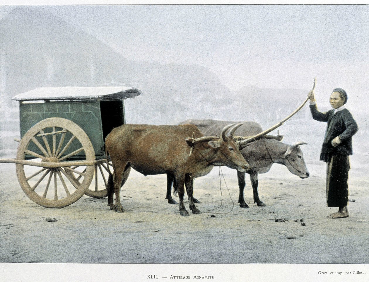 Wietnamski Hitch, „Dookoła świata”, koniec XIX wieku. autorstwa Unknown artist