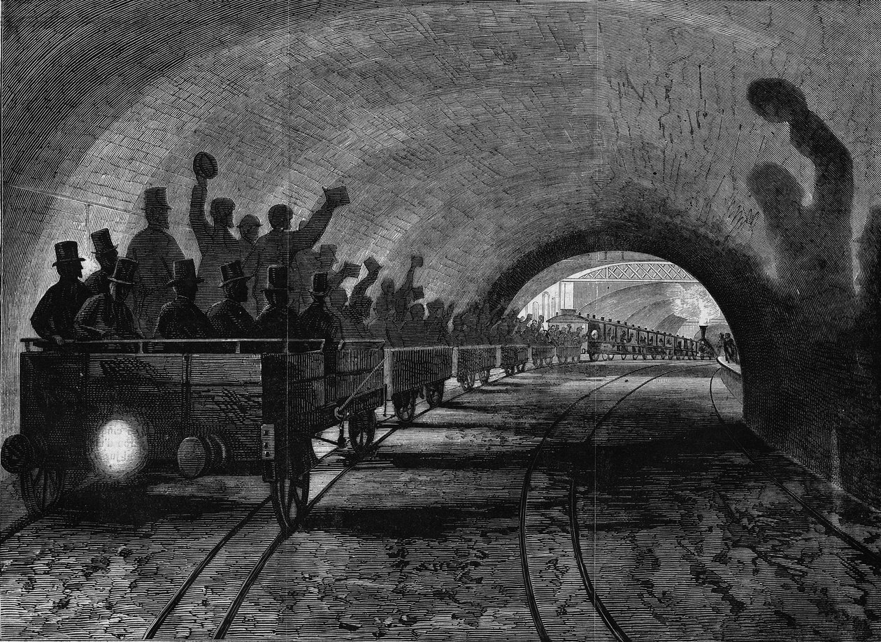 Widok metropolity Londynu. Rytownictwo autorstwa Unknown artist