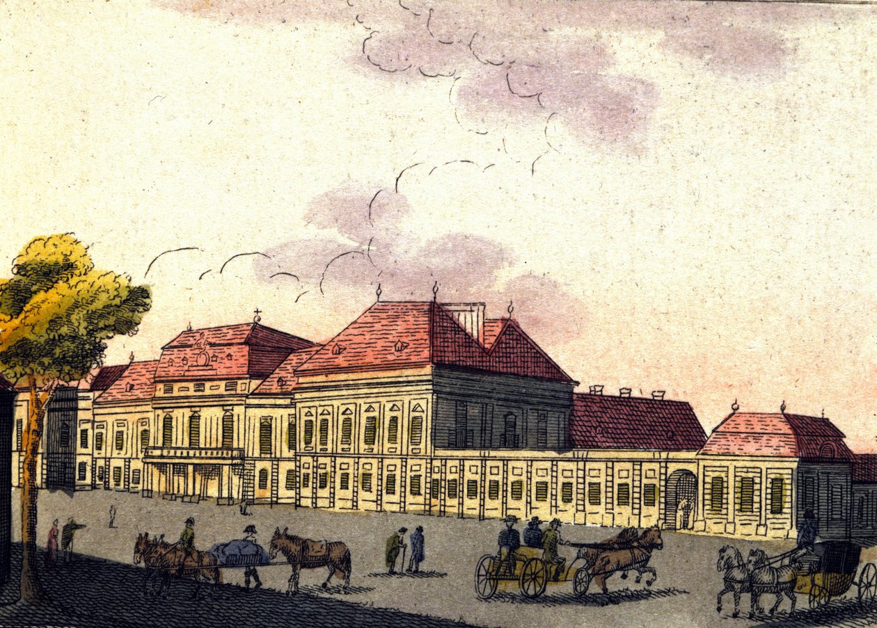 Widok Wiednia w Austrii, rycina z 1820 autorstwa Unknown artist