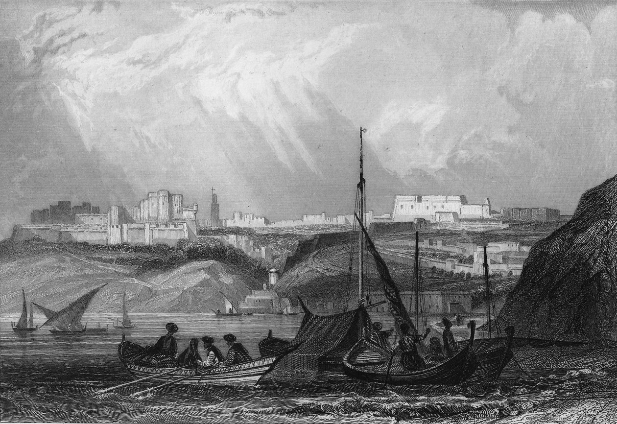 Widok portu Oran, drugiego po Algierze portu okupacyjnego przez armię francuską w 1830 r., w „L