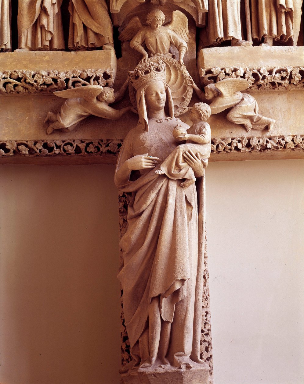 Brama Virgin Doree Na południe od transeptu: Brama św. Honore zwana „” Virgin Doree”” autorstwa Unknown artist