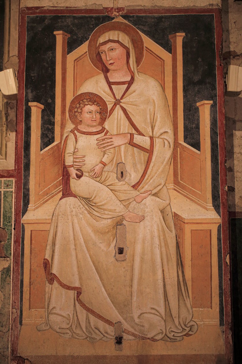 Fresk ścienny w San Zeno Maggiore. Werona autorstwa Unknown artist