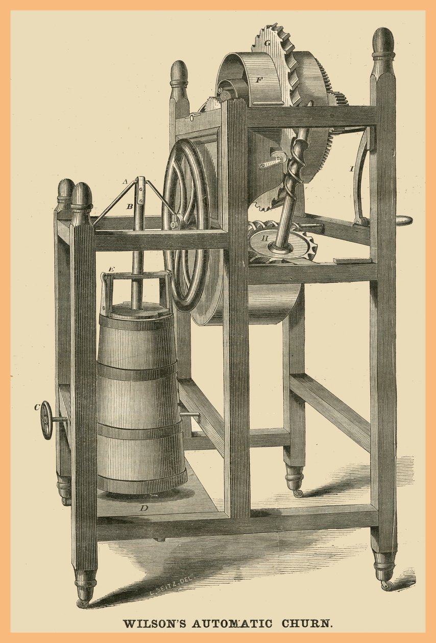 Wilsons Automatic Churn autorstwa Unknown Artist