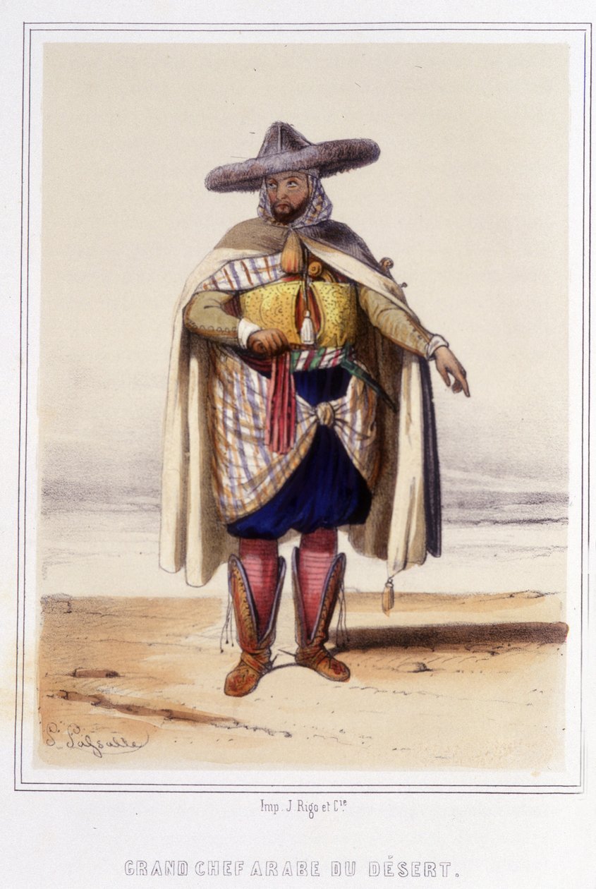 wielki arabski kucharz pustyni w drugiej połowie XIX wieku. autorstwa Unknown artist