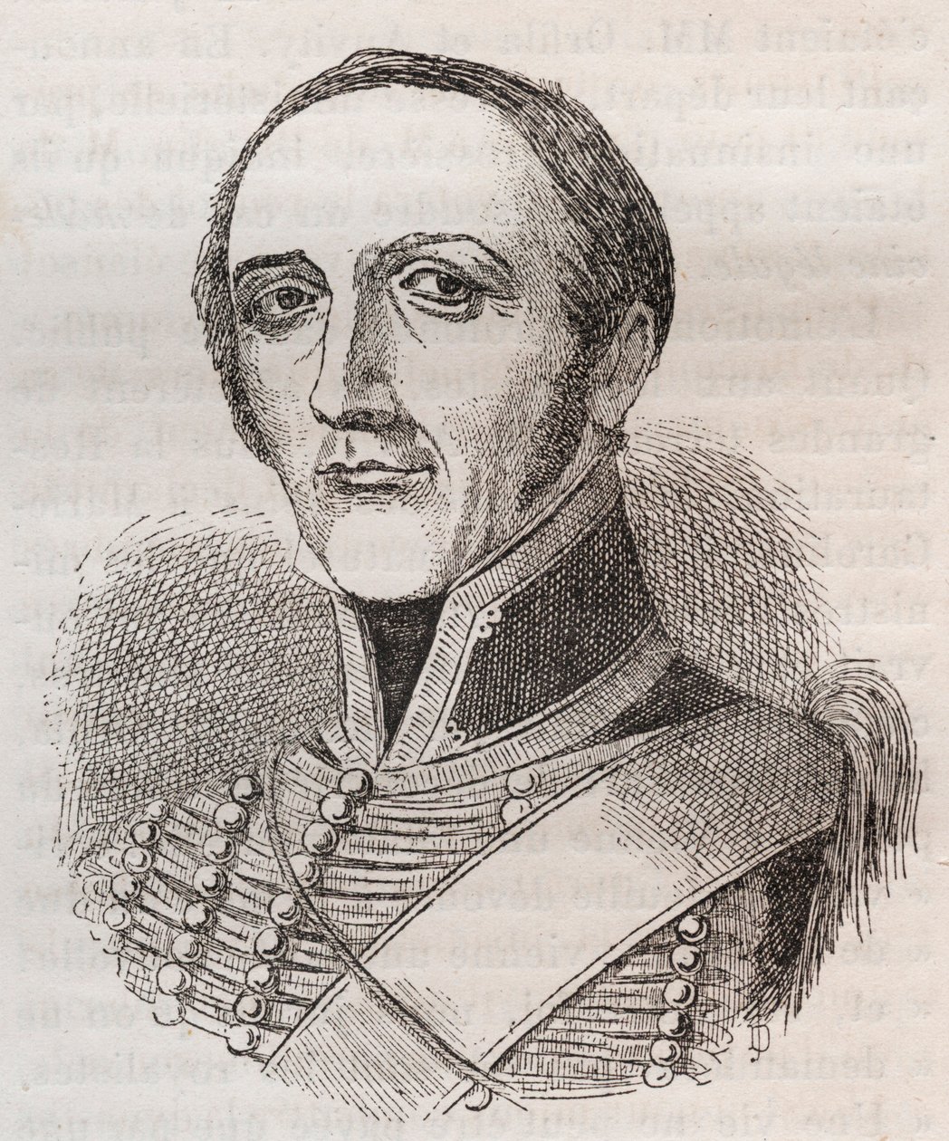 portret Armanda Francois Bon Claude, hrabiego Bricqueville autorstwa Unknown