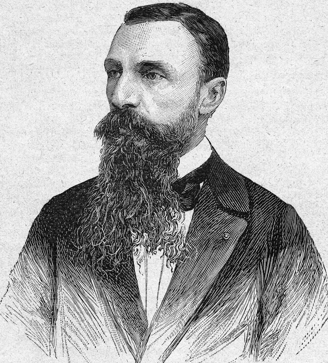 portret Auguste Pavie. Francuski badacz i dyplomata (1847-1925). rycina z 1893 r. autorstwa Unknown artist
