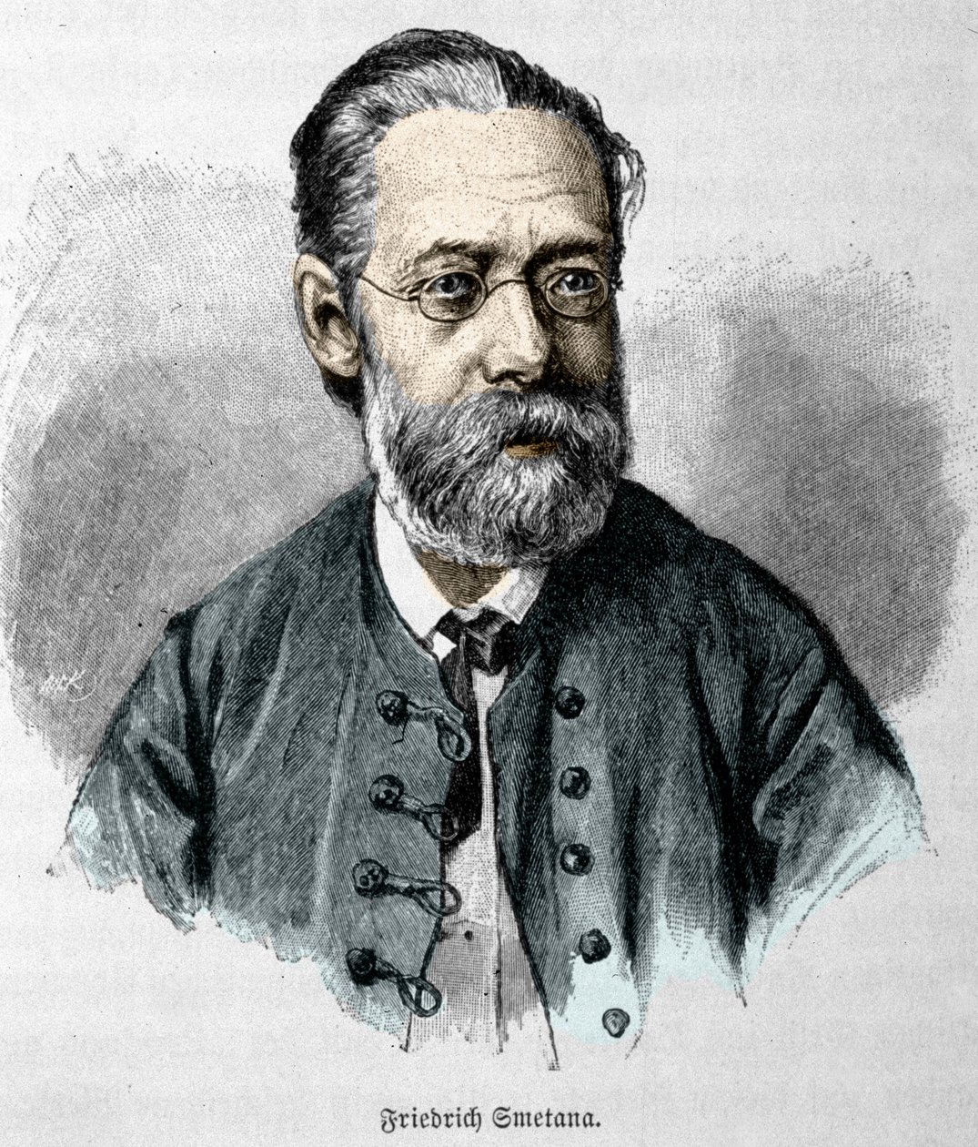 portret Bedricha Smetany (1824-1884), czeskiego kompozytora i pianisty. autorstwa Unknown artist