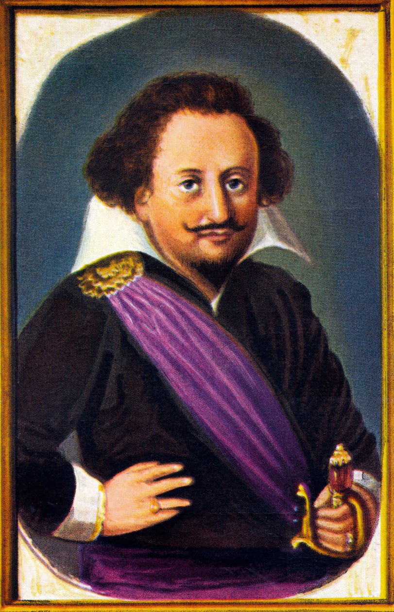 portret Carla Gustafa Wrangla (chromolitografia) autorstwa Unknown artist
