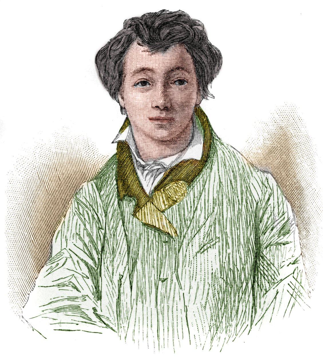 portret Christiana Johanna Heinricha Heinego (1797-1856), niemieckiego poety i dziennikarza. autorstwa Unknown artist