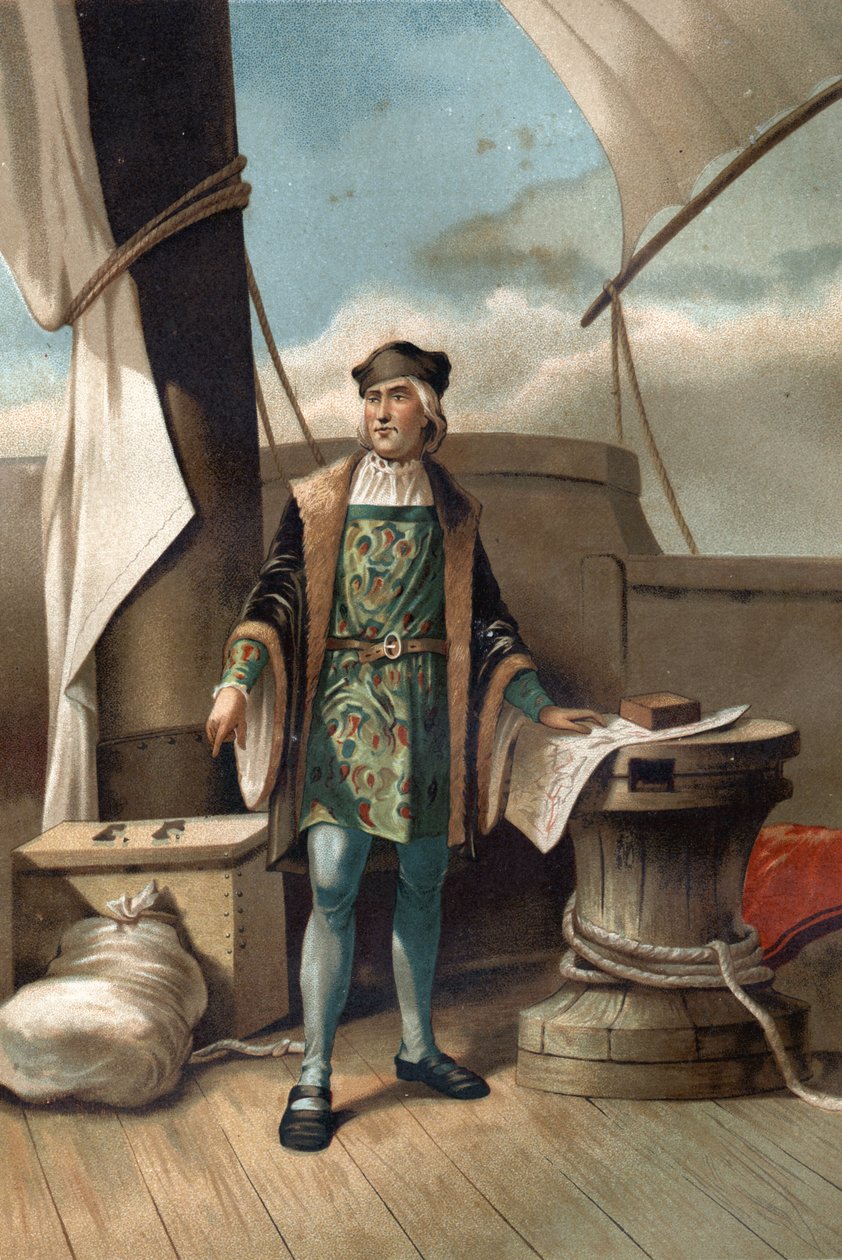 portret Krzysztofa Kolumba po włosku Cristoforo Colombo Nawigator pochodzenia genueńskiego (Genua autorstwa Unknown artist