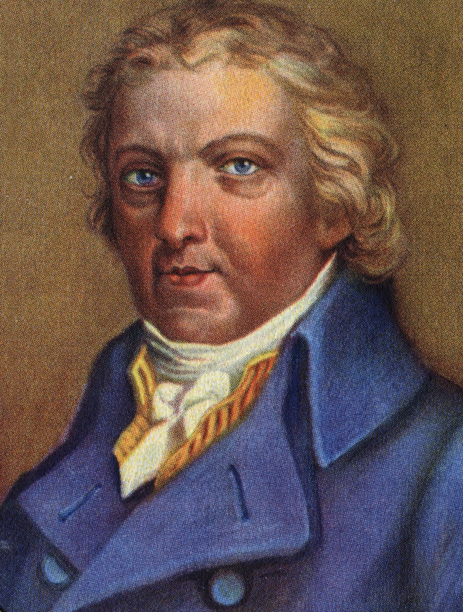 Portret Edwarda Jennera (1749-1823), angielskiego lekarza, odkrywcy odporności na ospę prawdziwą. autorstwa Unknown Artist