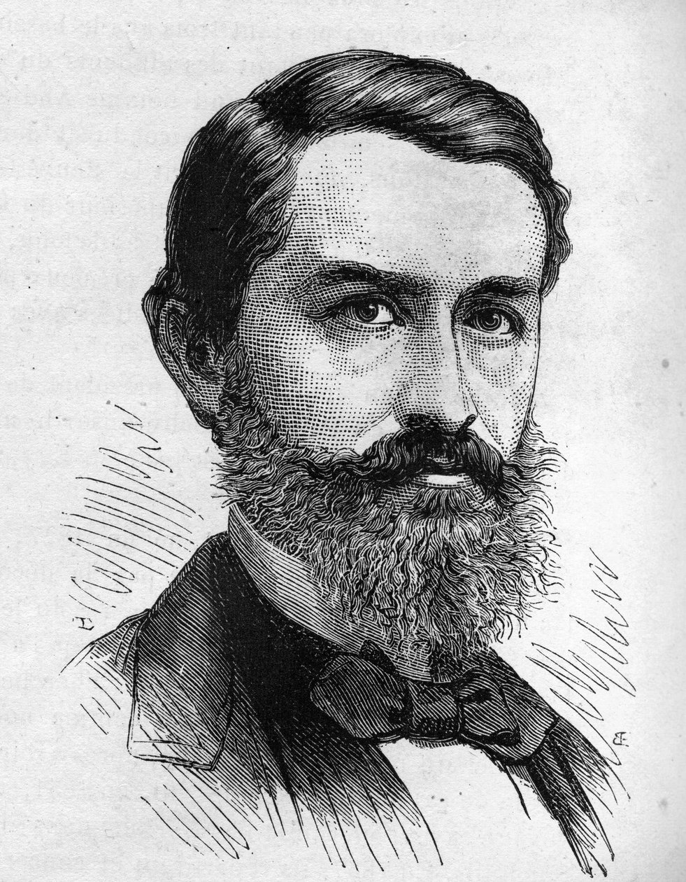 portret orientalisty Henri Duveyriera, francuskiego podróżnika i geografa autorstwa Unknown artist