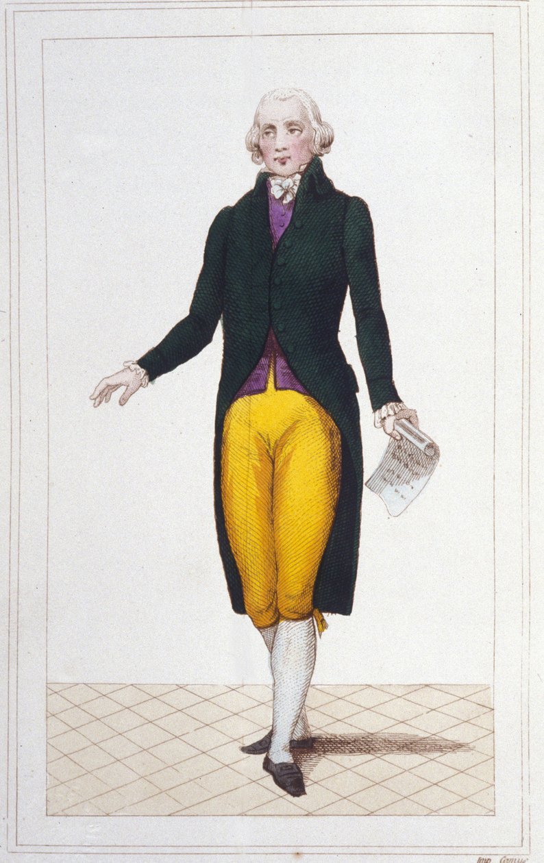 portret Jean Marie Roland de La Platière Francuski polityk (1734-1793) grawerowanie z 1830 roku. autorstwa Unknown artist