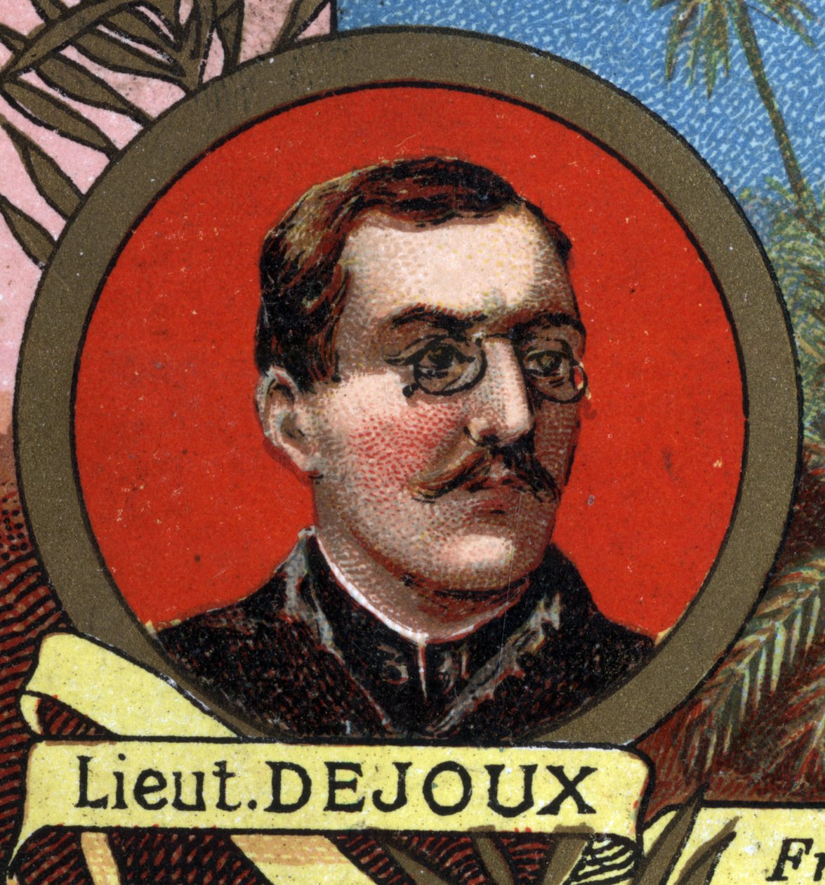 portret MIOT DEJOUX kierującego misją geograficzną na Madagaskar w 1897 roku. autorstwa Unknown artist